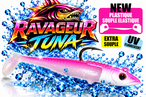 RAVAGE'R : le leurre souple pour pêcher le thon rouge sur chasse en Méditerranée