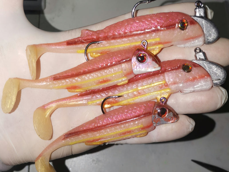 ROUGET MARTEGAL / LEURRE SOUPLE ELASTIQUE IMITANT ROUGET BARBET DE ROCHE