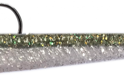 Bar en eaux chaudes : le Mistik Shad Vert Electric 3g en micro-jigging