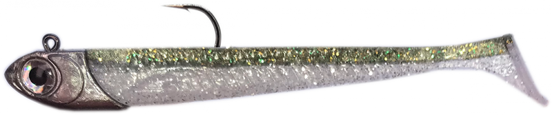 Bar en eaux chaudes : le Mistik Shad Vert Electric 3g en micro-jigging