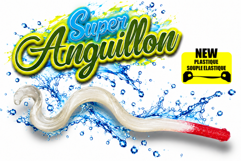 Le Super Anguillon : le leurre destiné à la pêche du loup, du bar et de la louvine, à monter sur pendulaire et traînard
