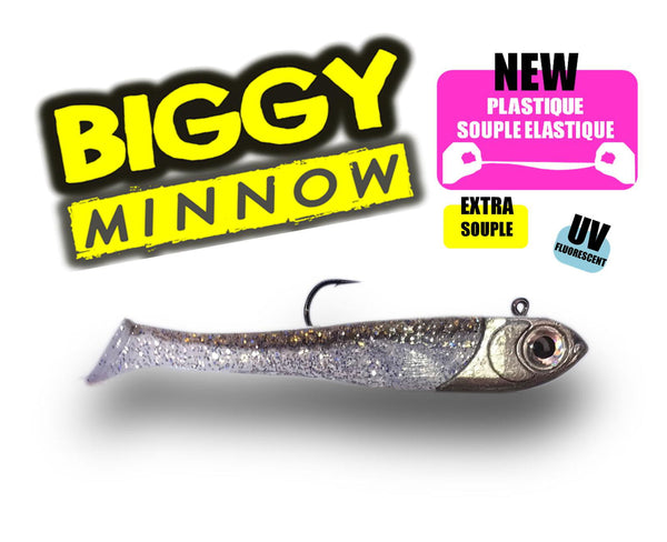Biggy Minnow - Leurres souples | Pêche aux Loup, Bar — leurre souple artisanal Frenchy Leurres
