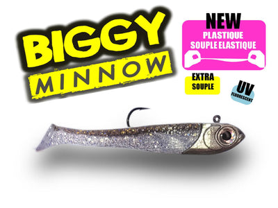 Biggy Minnow - Leurres souples | Pêche aux Loup, Bar