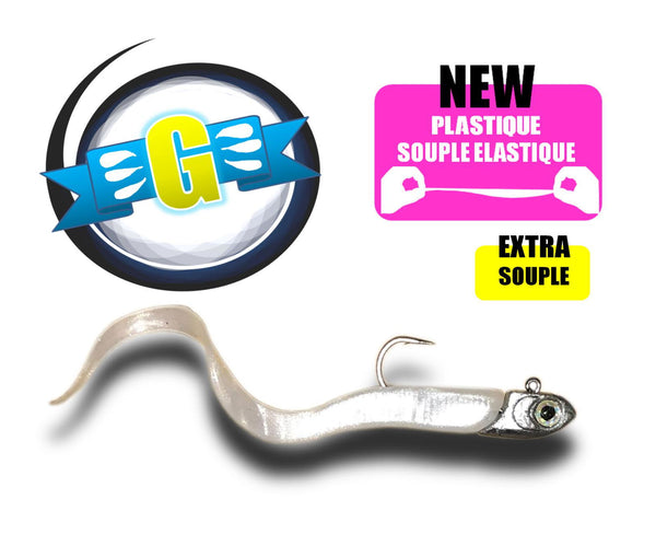 Leurre souple - Pêche aux loup / bar - G de Gautier — leurre souple artisanal Frenchy Leurres