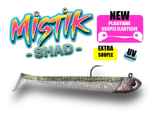 Leurres souples | Pêche aux Loup, Bar  - Mistik Shad — leurre souple artisanal Frenchy Leurres