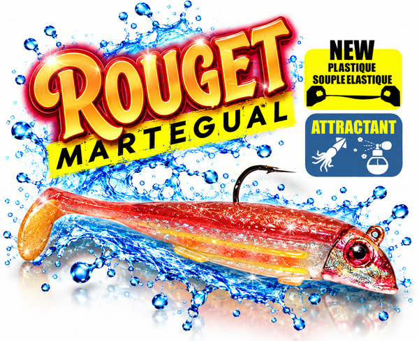 Leurre souple Rouget de roche, imitation rouget barbet pour le loup et le bar – Frenchy Leurres