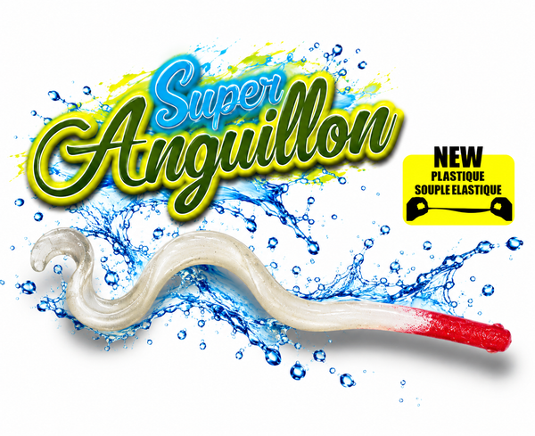 Super Anguillon leurre souple imitation anguillon pêche au bar louvine - Frenchy Leurres