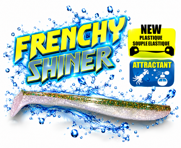 FRENCHY SHINER - Leurre souple  élastique | Pêche aux Loup, Bar