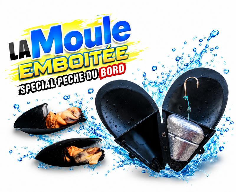 Moule de Marseille, leurre porte-appât pour la pêche de la daurade – Frenchy Leurres